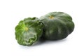 Fresh squashes on white background Royalty Free Stock Photo