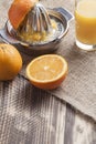 Fresh squeezed orange juice Royalty Free Stock Photo