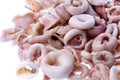 Fresh Squid Rings Isolated Royalty Free Stock Photo
