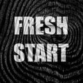 Fresh start sign Royalty Free Stock Photo