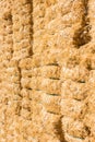 Fresh straw hay bales background