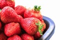 Fresh strawberries in bowl