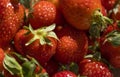 Fresh strawberries close up background Royalty Free Stock Photo