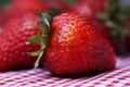 Fresh Strawberries Close Up Royalty Free Stock Photo