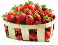 Fresh strawberries isolated Royalty Free Stock Photo