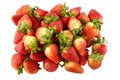 Fresh strawberries isolated. Royalty Free Stock Photo