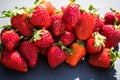 Fresh strawberries, macro shot Royalty Free Stock Photo