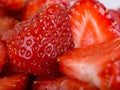 Fresh Strawberries, sliced and