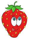 Fresh strawberry cartoon
