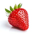 Fresh strawberry isolated white background AI generated Royalty Free Stock Photo