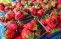 Fresh Strawberry Market Royalty Free Stock Photo