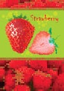 Fresh strawberry menu