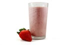 Fresh strawberry milk shake Royalty Free Stock Photo