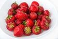 Fresh strawberry on a plate