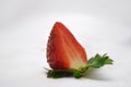 Fresh strawberry on a white background Royalty Free Stock Photo