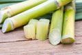 Fresh sugarcane Royalty Free Stock Photo