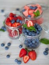 Fresh summer fruits Royalty Free Stock Photo