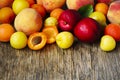 Fresh summer fruits Royalty Free Stock Photo