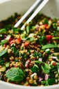 Fresh Summer Lentil Tabbouleh Salad A Wholesome Medley of Lentils, Herbs, and Seasonal Delights