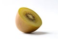 Fresh sungold kiwi fruit on white background Royalty Free Stock Photo