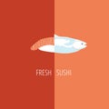 fresh sushi design. Vector illustration decorative design