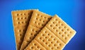 Fresh sweet crackers Royalty Free Stock Photo
