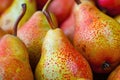 Fresh sweet pears close up Royalty Free Stock Photo