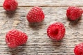 Fresh and sweet raspberries background. Selective focus Royalty Free Stock Photo