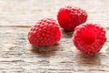 Fresh and sweet raspberries background. Selective focus Royalty Free Stock Photo