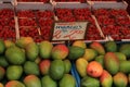 Fresh fruit on a market stall Royalty Free Stock Photo