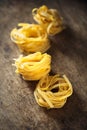 Fresh Tagliatelle Royalty Free Stock Photo