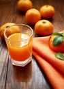 Fresh tangerine juice Royalty Free Stock Photo