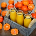 Fresh tangerine juice Royalty Free Stock Photo