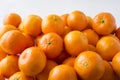 Fresh tangerines. Ripe and tasty mandarins. Clementines.