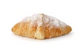 Fresh tasty croissant isolated on white background with clipping path, French pastry, Delicious