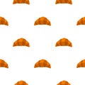 Fresh and tasty croissant pattern seamless