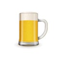 Fresh and tasty glass of beer. Royalty Free Stock Photo