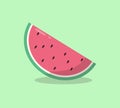 Fresh and tasty watermelon sliced. Vegetarian and ecology food. Healthy food. Sweet water melon. Tropical fruits Royalty Free Stock Photo