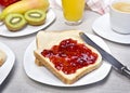 Fresh toast bread or breakfast scene Royalty Free Stock Photo