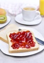 Fresh toast bread or breakfast scene Royalty Free Stock Photo