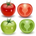 Fresh tomato collection set