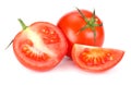 fresh tomato isolated on white background. close up Royalty Free Stock Photo