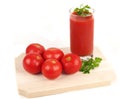 Fresh tomato juice Royalty Free Stock Photo