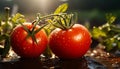 Fresh tomato, nature healthy gourmet, ripe and organic generated by AI Royalty Free Stock Photo