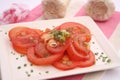 Fresh tomato salad Royalty Free Stock Photo