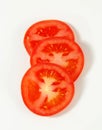 Fresh tomato slices Royalty Free Stock Photo