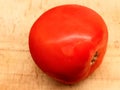 Fresh tomatoe on the kitchen table Royalty Free Stock Photo