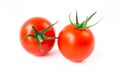 Fresh tomatoe isolated on white background, Raw food Royalty Free Stock Photo