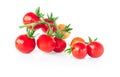 Fresh tomatoe isolated on white background, Raw food Royalty Free Stock Photo