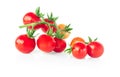 Fresh tomatoe isolated on white background, Raw food